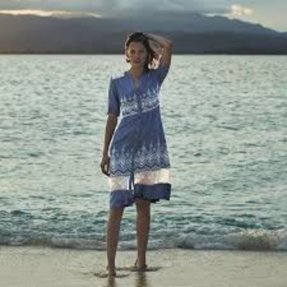 Moulinette Soeurs Chambray Dress - Sz M